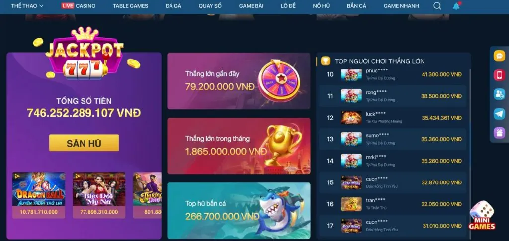 Giao diện các tính năng nổi bật của ứng dụng FCB8 link vào trên điện thoại
